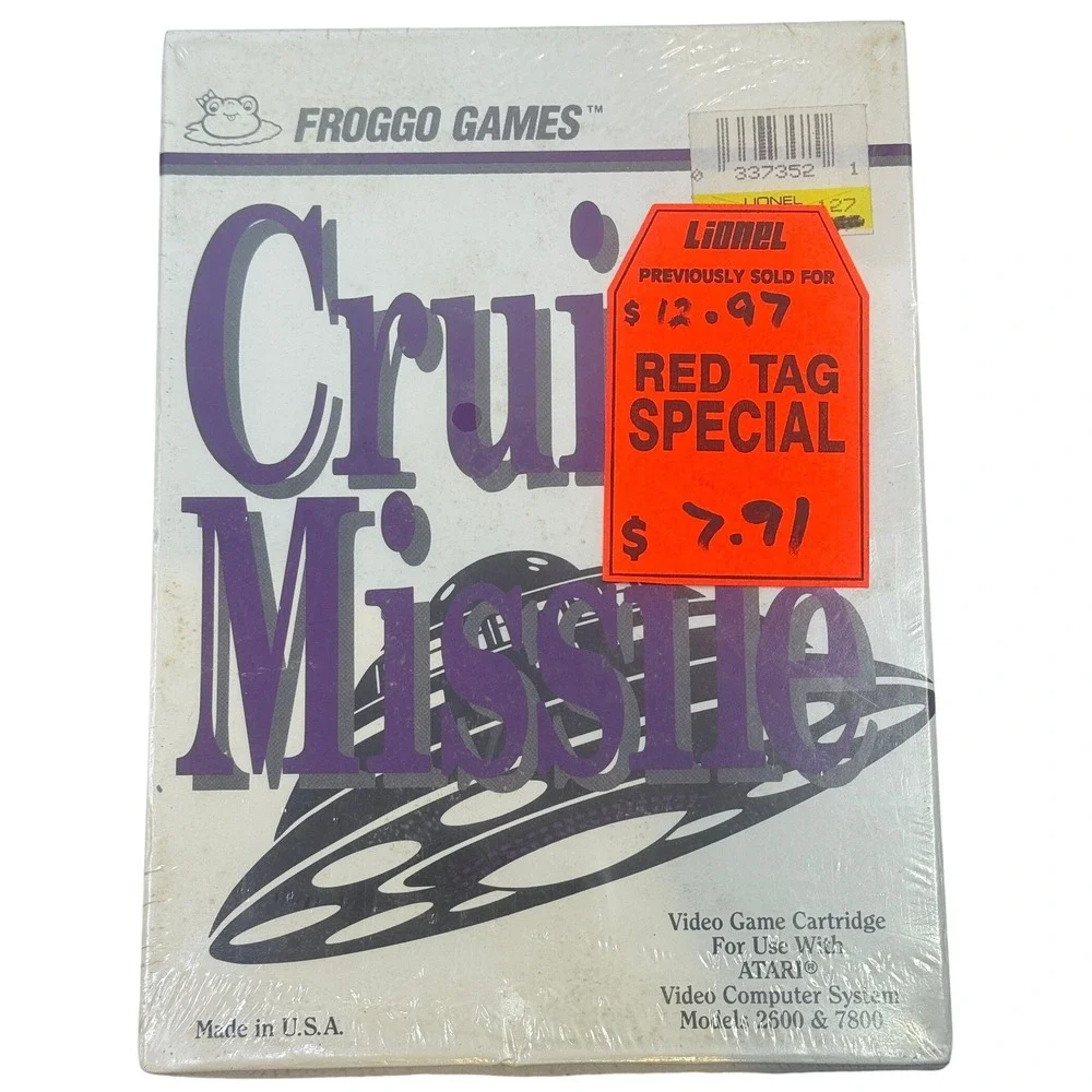 Cruise Missile Atari 2600 7800 Froggo Games FG1007 Sealed New